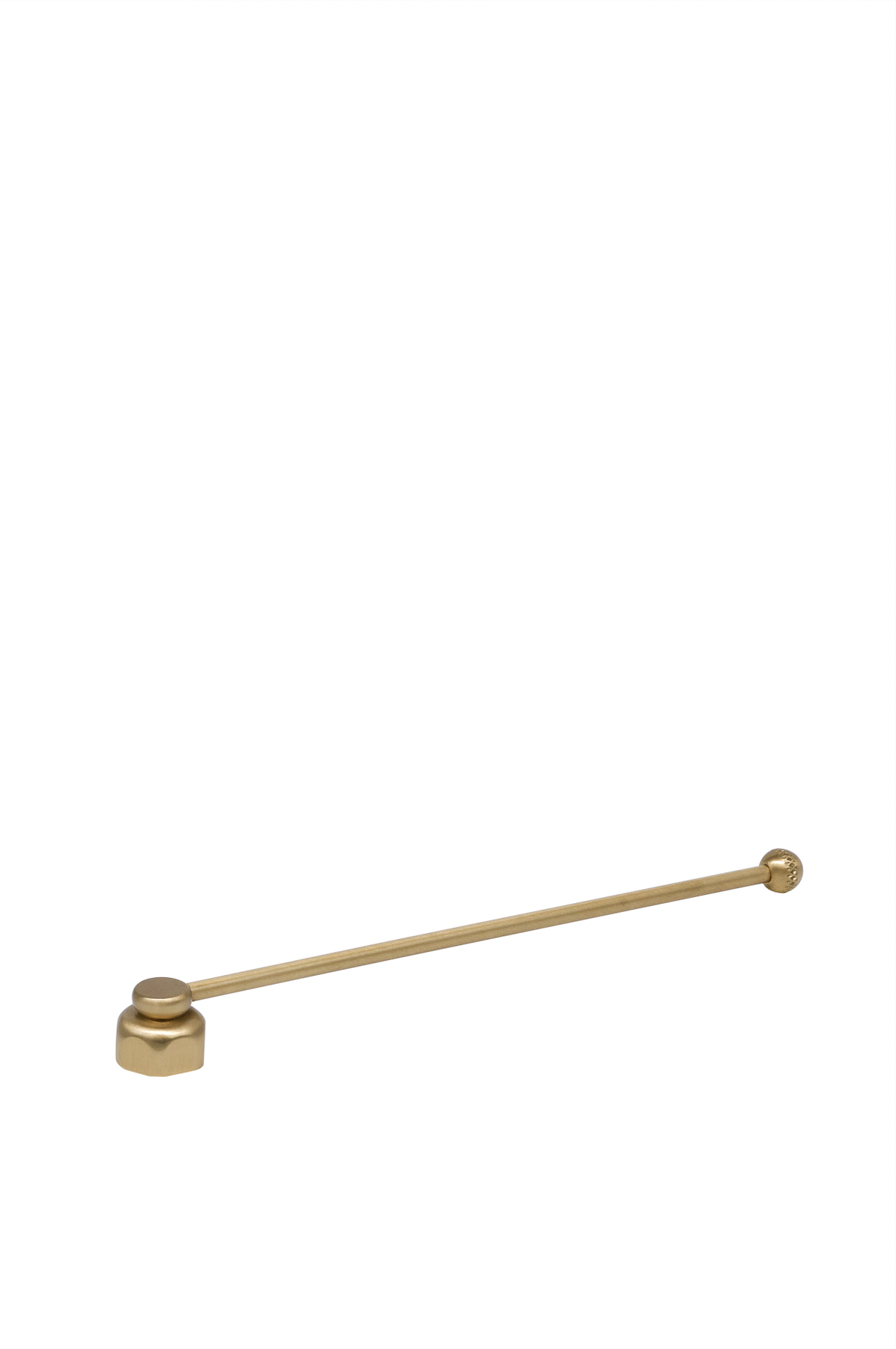 Golden Honeycomb Brass Candle Snuffer