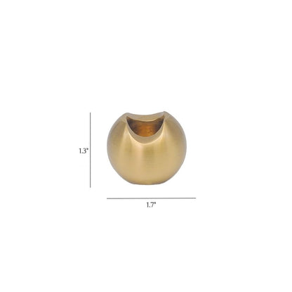 Expertly Crafted Brass Ball Cigar Holder