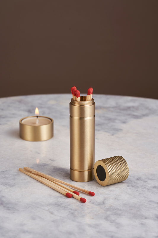 Luxurious Handcrafted Brass Match Box