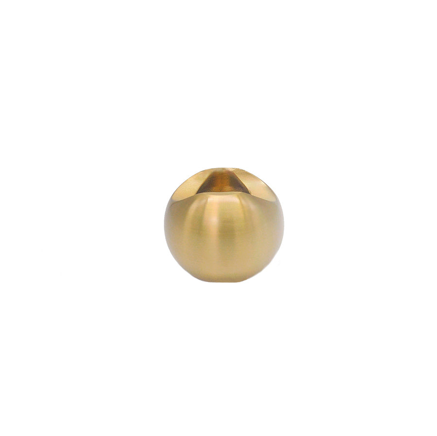 Expertly Crafted Brass Ball Cigar Holder